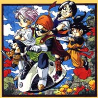 Trunks, Songohan, Videl et Songoten : la nouvelle g&eacute;n&eacute;ration