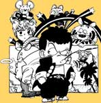 Kanta et les personnages d'Hara&iuml;